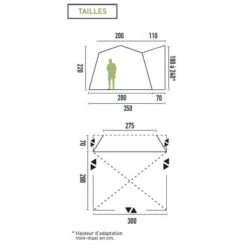 Auvent De Camping-car Gonflable SANTA CRUZ 14 Auvent De Camping-car Gonflable SANTA CRUZ -Outdoor Soldes auvent camping car gonflable santa cruz 3