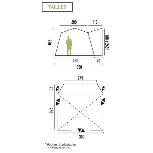 Auvent De Camping-car Gonflable SANTA CRUZ 6 Auvent De Camping-car Gonflable SANTA CRUZ – Image 4