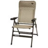 Fauteuil Alu Dossier Bas SLIM Moka -Outdoor Soldes fauteuil alu dossier bas slim moka