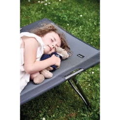 Lit De Camp Gris/noir -Outdoor Soldes lit camp gris noir 2