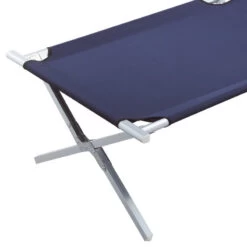 LIT DE CAMP ALU BLEU -Outdoor Soldes lit de camp alu 2