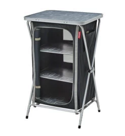 Meuble De Rangement Pliant Gris/noir