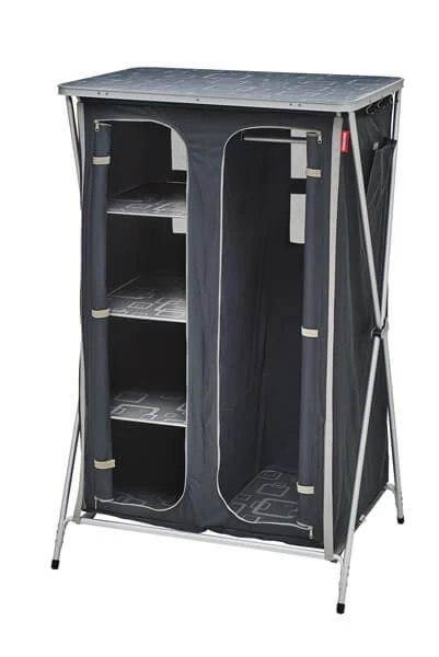 Meuble De Rangement Avec Penderie Gris/noir 3 Meuble De Rangement Avec Penderie Gris/noir