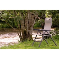 Fauteuil Camping Alu Dossier Haut SLIM Moka -Outdoor Soldes product 14