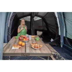 Table Camping Bois Flotté + 2 Bancs -Outdoor Soldes table bois flotte 2 bancs 2