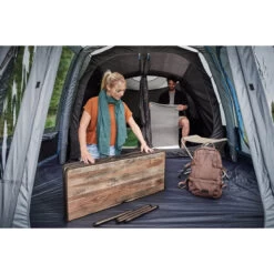 Table Camping Bois Flotté + 2 Bancs -Outdoor Soldes table bois flotte 2 bancs 3