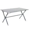 Table Camping à Clayettes Aluminium 140 Cm -Outdoor Soldes table camping aluminium 21 x 11 x 134 cm