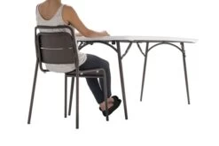 Table Polyéthylène Pliage Central 180 Cm -Outdoor Soldes table polyethylene pliante 180 7