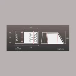 Tente Camping Gonflable 4 Places Raclet ABYSSE 4 -Outdoor Soldes tente camping gonflable raclet abysse 4 4